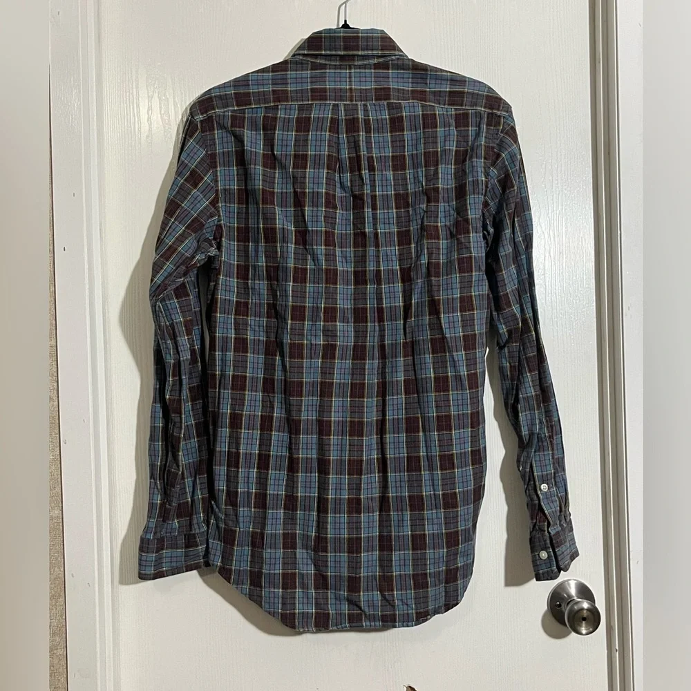 Polo Ralph Lauren Blue and Red Plaid Casual Shirt